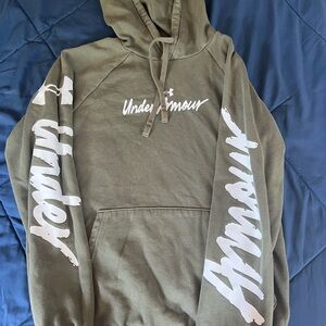 Under Armour Men's Olive Green Hoodie